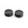 Schiebeperlen in Schwarz für 12 mm Cabochon 2 Stück