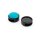 Schiebeperlen in Schwarz für 12 mm Cabochon 2 Stück