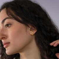 Ohrring Flora Earcuff mit Verzierung