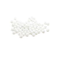 Glasschliffperlen in weiß 4x3mm 50 Stück