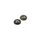 Cabochons facettiert aus natürlichem Labradorit 10mm 2 Stück