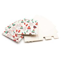 Faltschachtel Winterspaß weiß  9x6 cm in...