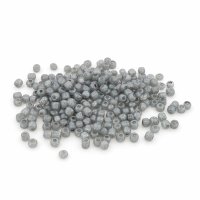 Rocailles Perlen in Grau 4 mm 20 g