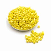 Rocailles Perlen in gelb 4mm 20g