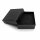 gemusterte Geschenkbox in Schwarz 8x8 cm 1 Stück