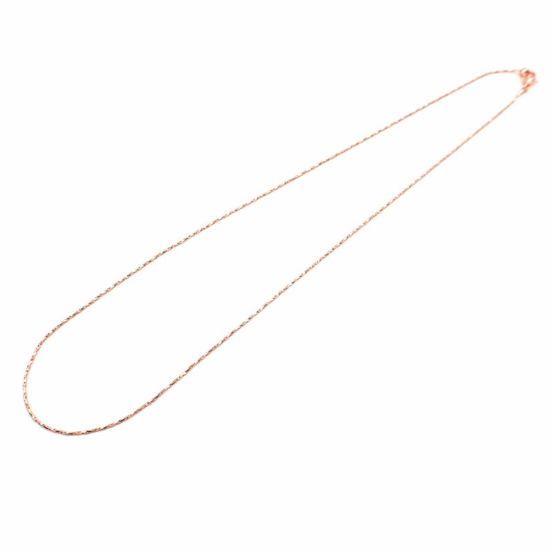 Zarte fertige Coreana Kette aus Messing roségold plattiert 45cm 1 Stück