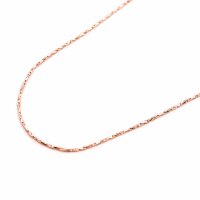 Zarte fertige Coreana Kette aus Messing roségold...