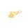 Anhänger als Hand mit Zirkonia und 18k Goldbeschichtung 1 Stück