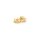 Zwischenperlen mit Prägung 18k Gold beschichtet 6mm 2 Stück