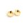 Fassungen 18k Gold beschichtet 11 mm für 10 mm Cabochons 2 Stück