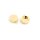 Fassungen 18k Gold beschichtet 11 mm für 10 mm Cabochons 2 Stück