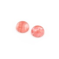 Cabochon aus Glas Quarzdesign 10 mm 2 Stück