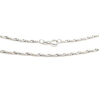 Singapurkette aus 925 Sterling Silber 50cm 1 Stück