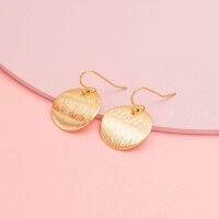 Ohrringe Lea mit gebürsteten Plättchen