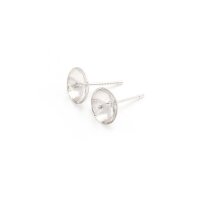 Ohrstecker 925 Sterling Silber für halbgebohrte...