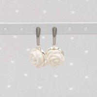 länglicher Ohrstecker mit Öse aus 304 Edelstahl...