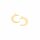 Anhänger als Mond 18k Gold beschichtet 2 Stück