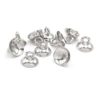 Aufhängung 10 mm für Hohlperlen in Platinfarben...
