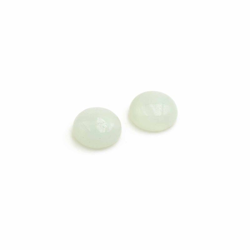 Cabochons aus natürlichem Amazonit 10mm 2 Stück