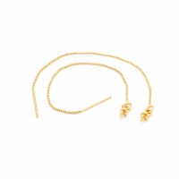 Ohrhänger aus Messing 18k Gold beschichtet mit...
