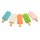Resin Cabochons Eis am Stiel im Farbmix 57mm x 22mm 4 Stück