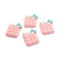Resin Cabochons Taschenrechener in pink 23mm x 20mm 4...