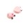 Resin Cabochons Pfirsich in pink 20mm x 17mm 6 Stück