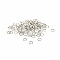 Biegeringe in platinfarben 5mm 100 Stück