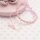 Glasschliffperlen als Würfel in rosa 4mm 20 Stück