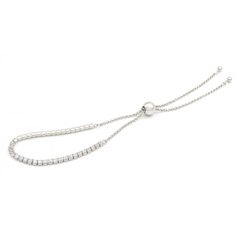 Armband Mira aus 925 Sterling Silber mit Strasssteinen