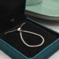 Armband Mira aus 925 Sterling Silber mit Strasssteinen