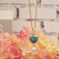 Glasmedaillon Einleger Diamant in smaragd 300 Stück