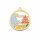 emaillierter Rahmenanhänger Japan in light goldfarben 30mm x 27mm 2 Stück