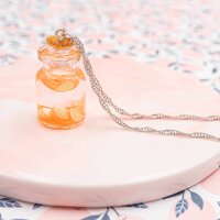 Anhänger Glasfläschchen gefüllt mit...