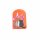 Retro Anhänger Acryl 3D Druck Katze in orange 1 Stück