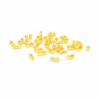 Verschlüsse für 2mm Kugelketten in goldfarben...