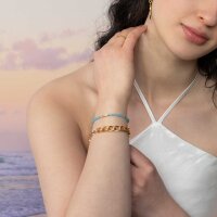 Perlenarmband Giulia mit in aquamarin