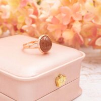 Ringrohlinge Messing peachy roségoldfarben...