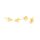 Schraubösen 304 Edelstahl goldfarben 10,5mm 4 Stück