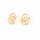 Ohrstecker verziert mit einer Biene 18k Goldbeschichtung 2 Stück
