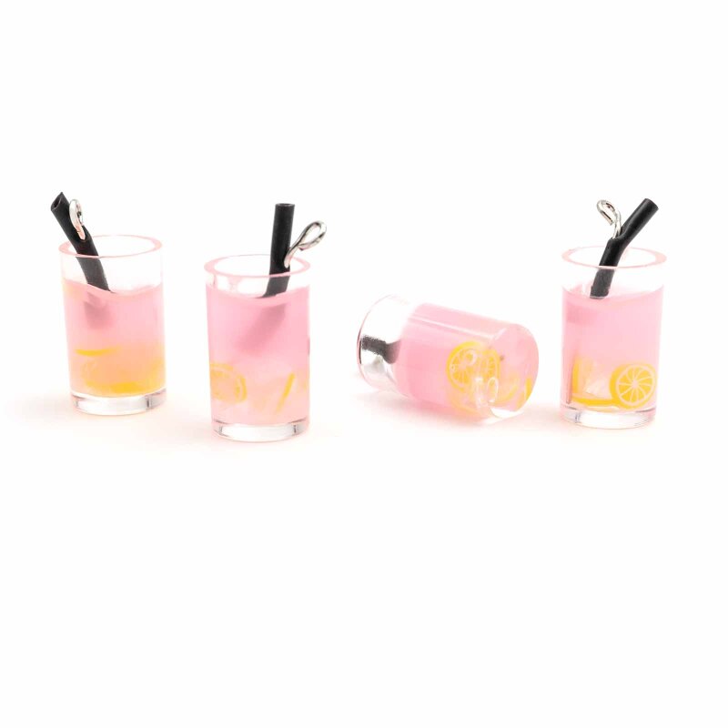Anhänger als Glas gefüllt mit Grapefruit Limonade 4 Stück