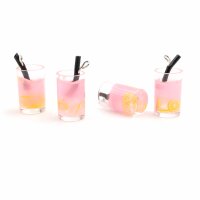 Anhänger als Glas gefüllt mit Grapefruit...