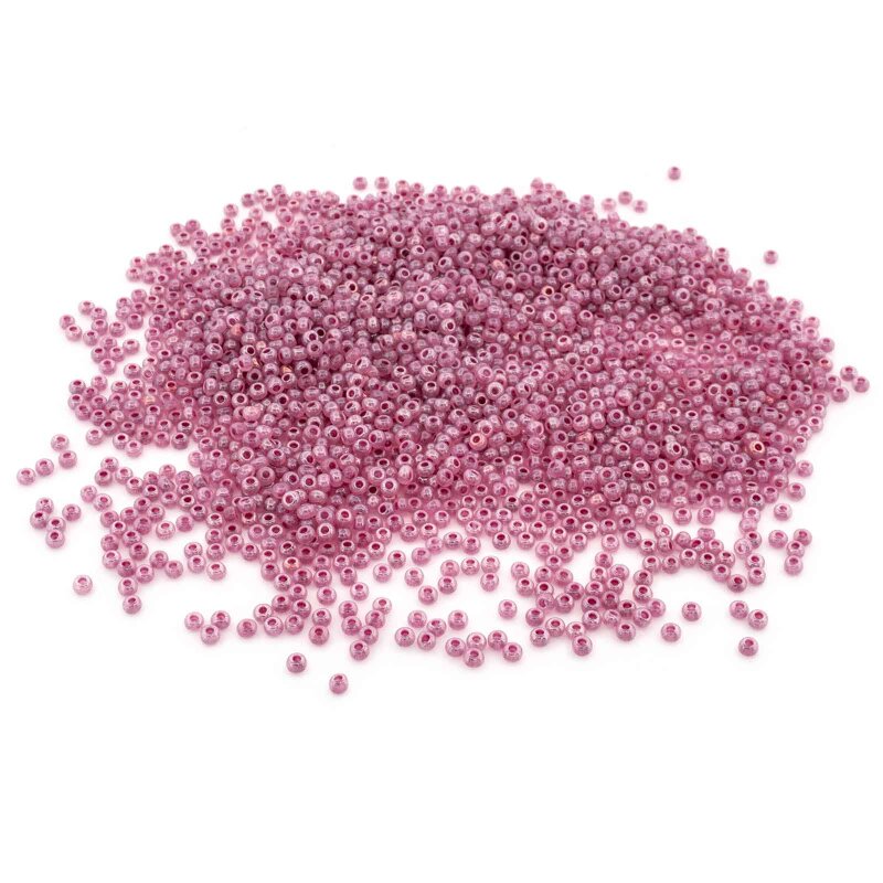 Rocailles Perlen in Beerenrosa 2 mm 20 Gramm