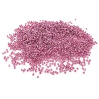 Rocailles Perlen in Beerenrosa 2 mm 20 Gramm