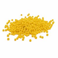 Rocailles Perlen in gelb 3mm 20 Gramm