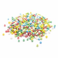 Rocailles Perlen im Farbmix 3mm 20 Gramm