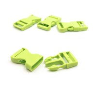 Steckverschlüsse in grün 6x3cm 4 Stück
