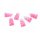 Gummibärchen Anhänger Resin Pink Glitzer 22mm Schmuckanhänger Set 6 Stück