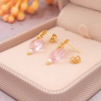 Ohrstopper für Ohrstecker mit 24k Goldbeschichtung 4...