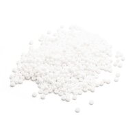 Rocailles Perlen in weiß 3mm 20 Gramm
